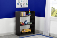 Callas Engineered Wood Bookcase with Set of 3 Shelves | Multi-Purpose Shelves Perfect for Home, Office, Play Schools & Kindergarten | BR-03-Black