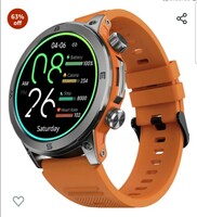  Noise Newly Launched Endeavour Sturdy Design 1.46" AMOLED Display Smart Watch, BT Calling, SoS Technology, Rapid Health & 100+ Sports Modes- (Fiery Orange) 