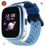 Noise Explorer Kids Smart Watch with GPS Tracking, 2-Way Video & Voice Calling, Safe Zone Alert, School Mode, SOS, Habit Formation, App for Parents (Phantom Blue) 