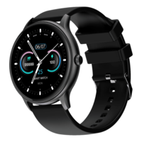 FIRE-BOLTT Hurricane Pro Smartwatch With Activity Tracker (35.3mm HD Display, IP67 Water Resistant, Black Strap)