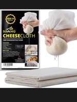 Sufaniq Cheesecloth Grade 90 ‚ 1 Sq Yard Unbleached 100% Cotton Fabric Reusable Ultra Fine Muslin Cloth for Straining, Cooking, Cheesemaking, Baking