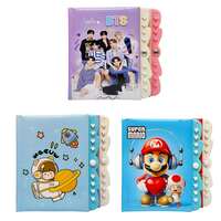 PARTEET Pack Of 6 Cute Cartoon Theme Password Lock Diary for Boys, Diary with Button Lock, Notepad Diary, Return Gifts for Kids, Best Gift for Kids (Approx 50 Writing Pages, (ASSORTED COLOUR)