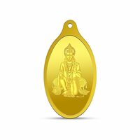 Kundan 24K (999.9) Hanuman Ji Gold Pendant [Rs.1500 Citi Bank Card Off]