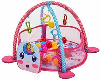 Supples Baby Play Gym Pool/Mat, Activity Play Gym for Baby with Hanging Toys