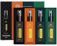 The Man Company Everyday Use Pocket Perfume for Men 4 * 8ml with Intense, Musk,Joy & Citron for Office Going, Party, Date & Travelling | Long Lasting Fragrance Set for Him
