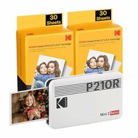 KODAK Mini 2 Retro 4PASS Portable Photo Printer (2.1x3.4 inches) + 68 Sheets Bundle, White Apply ₹1000 coupon 
