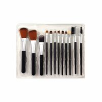 12 Pc Professional Makeup Brush Set Cosmetic Foundation Eyeshadow Eyeliner Highlighter Blusher