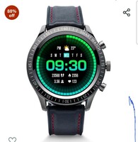 Vibez by Lifelong Urbane Smartwatch with 3D UI 1.32"HD Display|24x7 Heart Rate & Blood Oxygen Tracking|8 Sports Mode|Sleep Monitor|IP67 Waterproof|7 days Battery Backup(1 Year Manufacturer Warranty, VBSWM360, Black) 