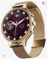 Vibez by Lifelong Jewel Smartwatch for Women, 1.32 inch HD Display, 3 Additional Straps, Bluetooth Calling, Voice Assitance, Health Tracker, Multiple Watch Faces, Quick View 