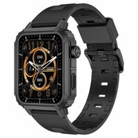 Noise Cadet Military Rugged Built 1.78” Always on AMOLED Display, BT Calling, Health Suite & 120+ Sport Mode, 300+ Watch Faces and AI Voice Assistant Smartwatch (Black)