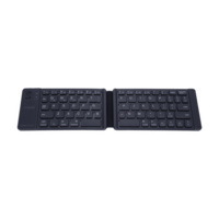 Croma Bluetooth 3.0 Foldable Keyboard for Android, Windows Tablets & iPads (Lightweight, Black)