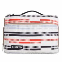 Protecta Oscar 360˚ Protection Waterproof 14 Inch Laptop Bag for Men & Women Ideal for Office & College with Soft Interiors & Retractable Handle - (Broken Lines Print) [Apply 50% off Coupon]