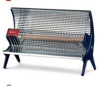  Bajaj Flashy Radiant Room Heater For Home|Stainless Steel Heat Reflector|Nickel Chrome Mesh|Adjustable Thermostat||1000W Ceramic Heater For Winter|Electric Heater For Room|2-Yr Warranty By Bajaj|Black