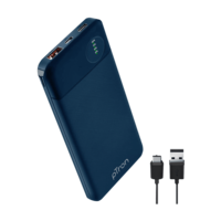 pTron Dynamo Pro 10000 mAh 18W Fast Charging Power Bank (1 Micro USB Type B, 1 Type C & 1 Type A Ports, LED Charging Indicator, Blue)