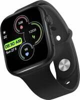 Loot - WRISTIO 3 1.85" HD, Bluetooth Calling Smart Watch, 50+ Sports Modes, Rotating Crown, 15 days battery life, Split-screen, Water Resistant, Smart Health Monitoring, Password Protection, Black