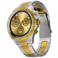 Fire-Boltt Solace Luxury Stainless Steel Smart Watch (Gold Silver)