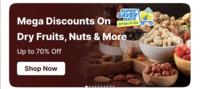 Flipkart Grocery Pay Day Sale - Up to 70 % off & Flat ₹200 instant discount on ICICI Bank Credit Cards 