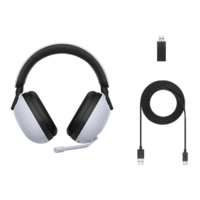 SONY INZONE H9 WH-G900 Bluetooth Gaming Headset with Active Noise Cancellation (360 Spatial Sound, Over Ear, White)
