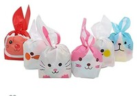 Chocozone Pack of 50 Guddy Bags Party Favor Bags Cookie Bags Chocolate Pouches Birthday Party Return Gift Bags (13.5cm*22cm) 