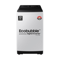 SAMSUNG 7 Kg 5 Star Inverter Fully Automatic Top Load Washing Machine (WA70BG4545BGTL, Diamond Drum, Light Grey)