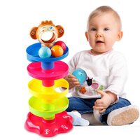 Toy Imagine™ Ramp Roll Ball Tower for Toddlers | Ball Drop and Roll Swirling Tower | Educational Brain Development Activity & Learning Monkey Toys | Best Gift for Children(5 Layer). 1-5 Years Kids!