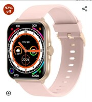 Fire-Boltt Eterno 1.99" Largest Display, Bluetooth Calling Smartwatch with 1184mm Display Area, AI Voice Assistant, 120+ Sports Modes (Yoga) with Smart Split Screen to Toggle between functions, Gaming on the Wrist 