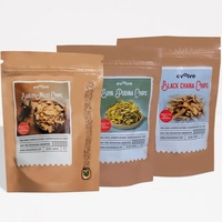 Evolve Snacks Low Calorie Snack Combo 3 x100gm Each (Barley Millet, Soya, Black Chana Chips)