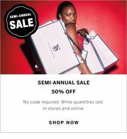 Victoria Secret Semi Annual Sale- Flat 50% Off  