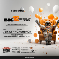 Pepperfry Big 12 Birth Day Bash - Up to 75% Off + Additional 12% Off Sitewide