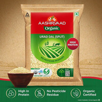 Aashirvaad Organic Urad Dal Split, 1 Kg 