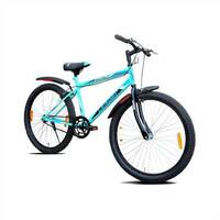 LEADER Scout 26T SEA Blue BLACK for Ride 26 T Mountain Cycle (Single Speed, Blue, Black)