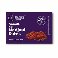 Flyberry Gourmet Mini Medjoul/Medjool Dates (Khajoor/Khajur) 125g | 100% Natural | Rich in Calcium, Iron and Potassium | Instant Energy