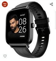 Noise Newly Launched Quad Call 1.81" Display, Bluetooth Calling Smart Watch, AI Voice Assistance, 160+Hrs Battery Life, Metallic Build, in-Built Games, 100 Sports Modes, 100+ Watch Faces (Jet Black) 