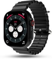 Pebble Crest 2.02"Infinite Display,Rugged Design,BT Calling,Rotating Crown