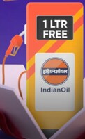 Get 1 Litre Free Petrol On Minimum order Value of 1000 (TImes Prime and Park+)