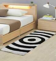 Black Microfibre Solid 60 x 20 Inches Runner By The Home Talk