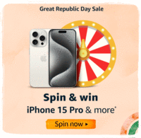 Amazon Great Republic Day Spin & Win Rs.10-20 or Lucky Draw iPhone 15 pro & more