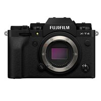 Fujifilm X-T4 26 MP Mirrorless Camera Body (X-Trans CMOS 4 Sensor, EVF, Face/Eye AF, 5-Axis IBIS)
