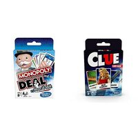 Monopoly Deal Card Game in Hindi (Multicolor), ForKids, Teens, Adults Ages 8 and Up&Hasbro Gaming - Clue Classic Card Game