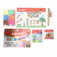 Luxor Work-from-Home Combo: Comprehensive Office Kit with Handy Zipper Pouch, Organize Your Workspace Efficiently