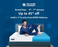 THE SLEEP COMPANY Brand Days [6th - 7th January]Up to 45% off