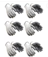 VEZUAL PVC__1_PAIR_Jared Nylon Safety Gloves  (Pack of 2)