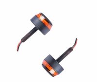 Kingsway Kkmhblghtbk20014 Bar End Turn Signal Grip Indicators for Bajaj Pulsar (Black, Pack of 2)