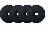 VENOM Home Gym Combo Article 10 Kg. P.V.C Weight Plates (2.5 Kg. X 4 = 10 Kg.) for Fitness, Weight Lifting, Muscles Building, Body Toning & Body Shaping