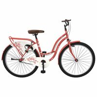 Lifelong Lady Cycle for Girls/Women with Caliper Brake, Rigid Fork, Mudguard, Integrated Carrier [Rs.500 Coupon]