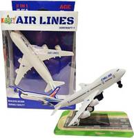 KOBBET 2-in1 Airlines airplane Toy Plastic Plane |Friction Powered Aeroplan