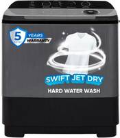 realme TechLife 12 kg 5 Star rating Semi Automatic Top Load Washing Machine Black, Grey  (RMSA1205NNNHG)