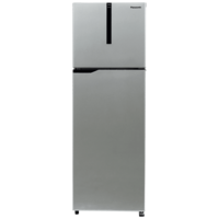 Panasonic 237 Litres 2 Star Frost Free Double Door Refrigerator with 6 Stage Intelligent Inverter (NR-TH272BUSN, Shiny Silver)