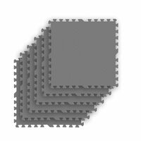 Liveez Anti-skid 10mm Interlock Play Mat For Exercise Mat For Men And Women, Kidsmat, Water Resistant - Set Of 6