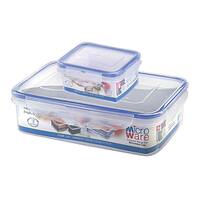 Rs 85 Joyo Plastic 4 Side Lock  Lunch Box 2 units 

